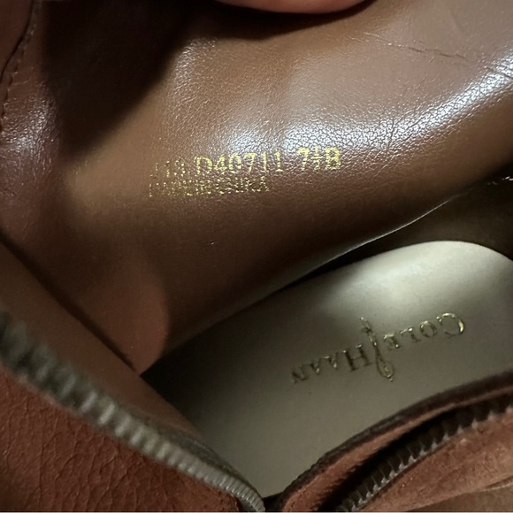 Brown Leather Ankle Boots (Sz7.5) - Picture 9 of 10